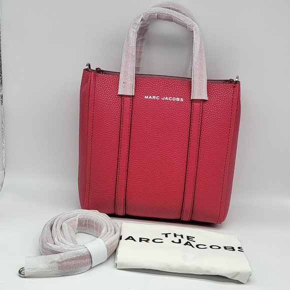 Marc Jacobs E-The Shopper Mini Tote Claret Red Pink